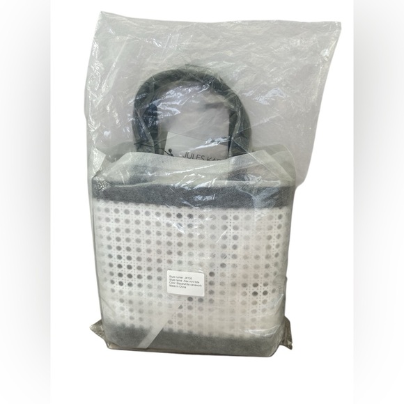 Jules Kae Alex Mini Tote - Black/ White - Picture 4 of 4